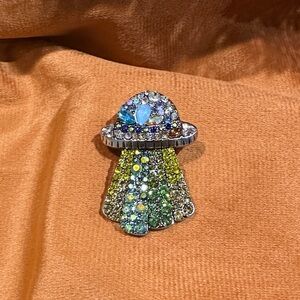 Colorful UFO 🛸 Brooch